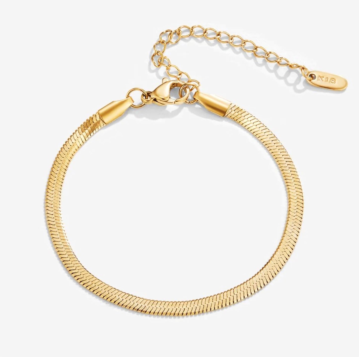 Gold Bracelet, Bracelets for Women, Chain Bracelet, Cuban Chain Bracelet, Gold Curb Chain Bracelet,snake chain bracelet