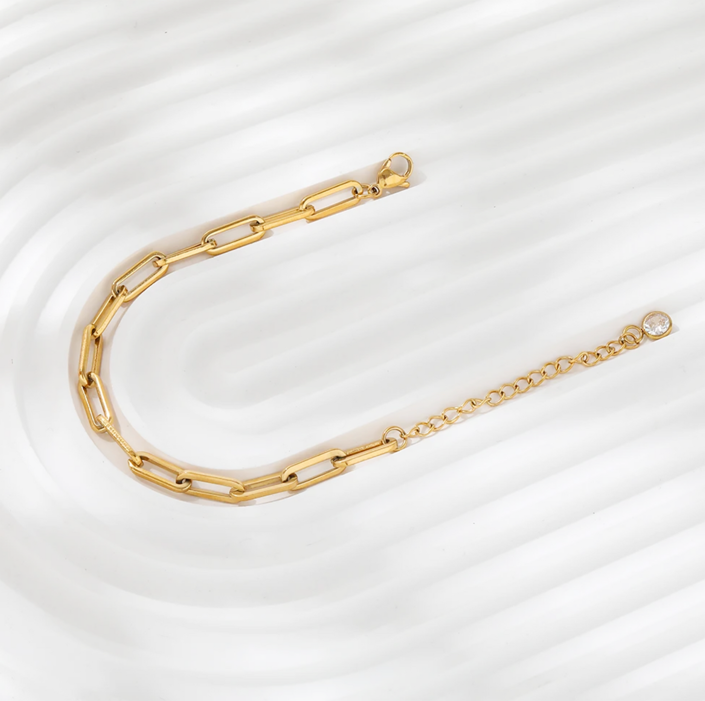 Gold Bracelet, Bracelets for Women, Chain Bracelet, Cuban Chain Bracelet, Gold Curb Chain Bracelet, paperclip bracelet, charm bracelet