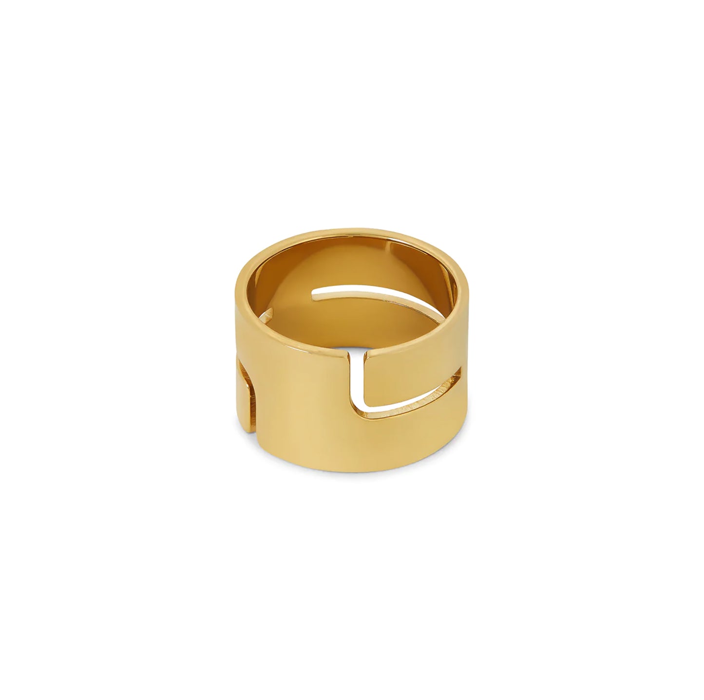 Kira Gold Chunky Band Ring