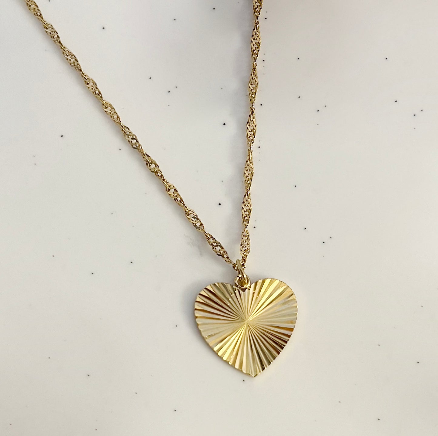 Paris Gold Love Necklace