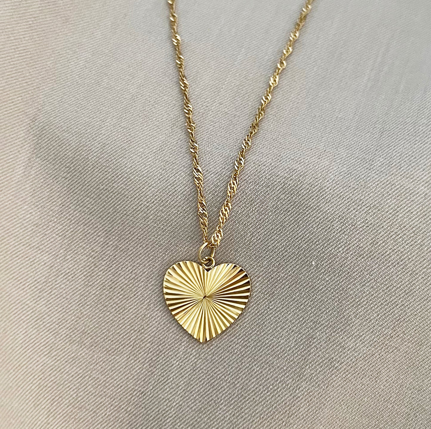 Paris Gold Love Necklace