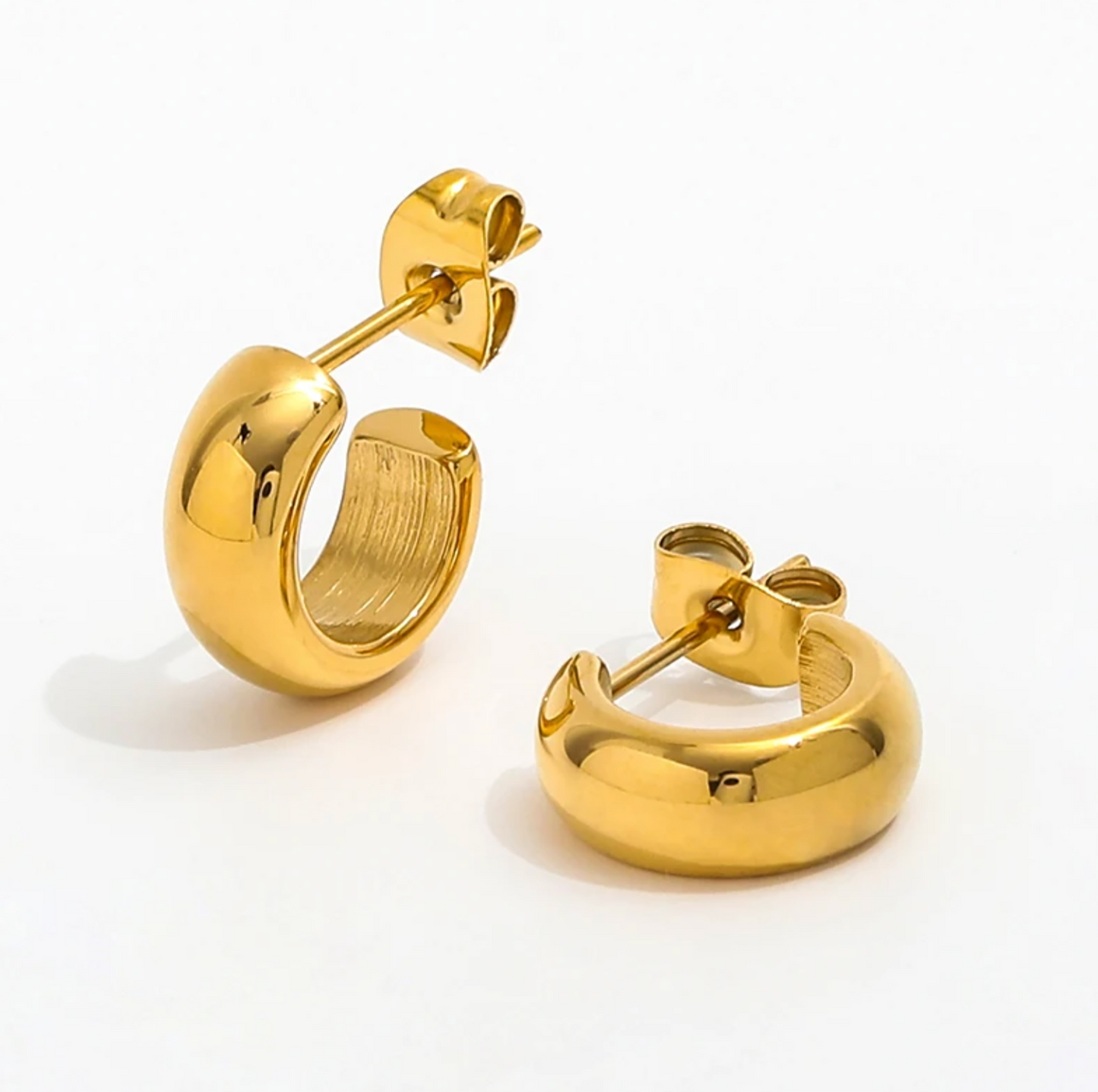 Ava Gold Small Earrings