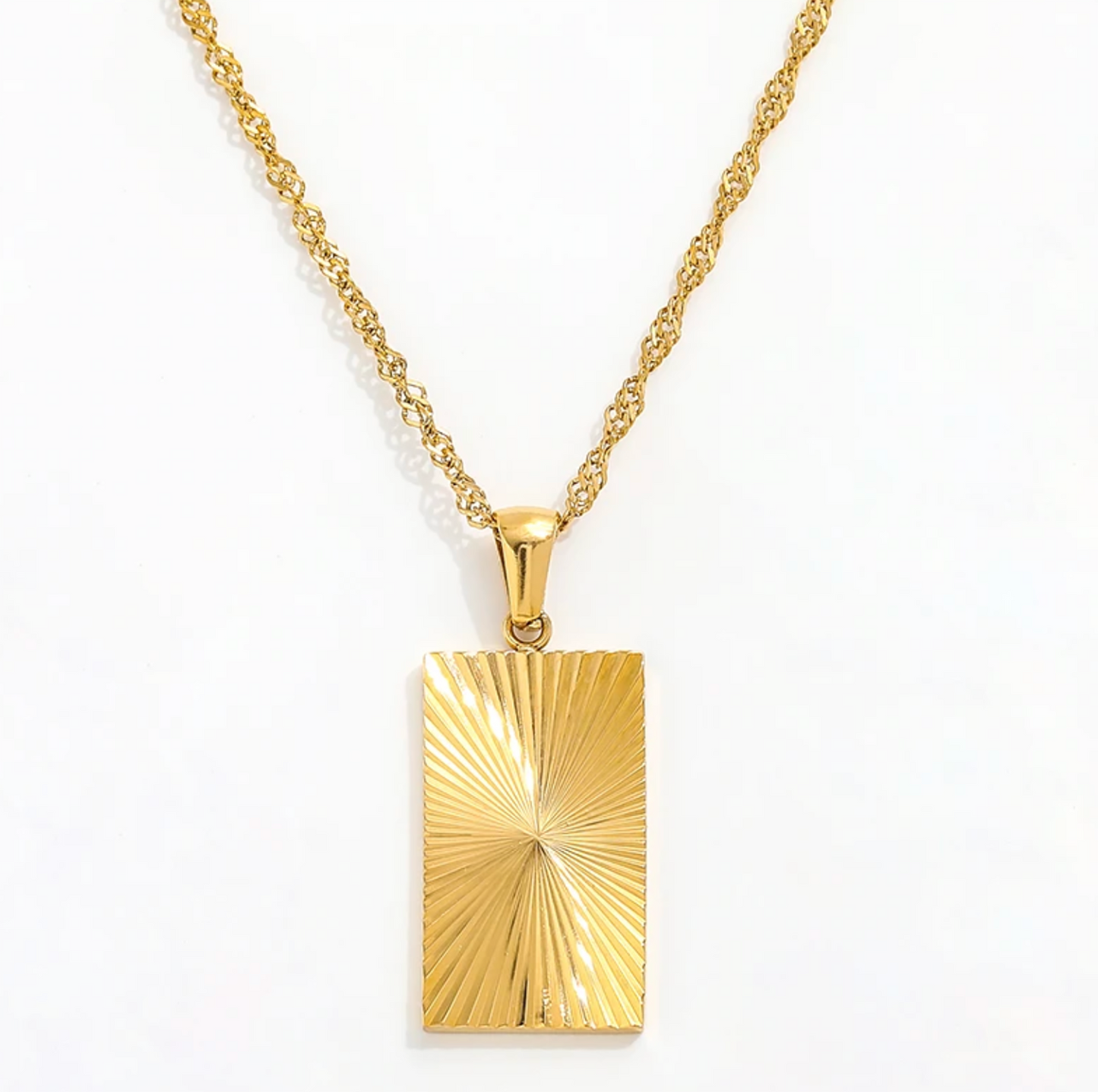 Victoria Gold Sunburst Necklace