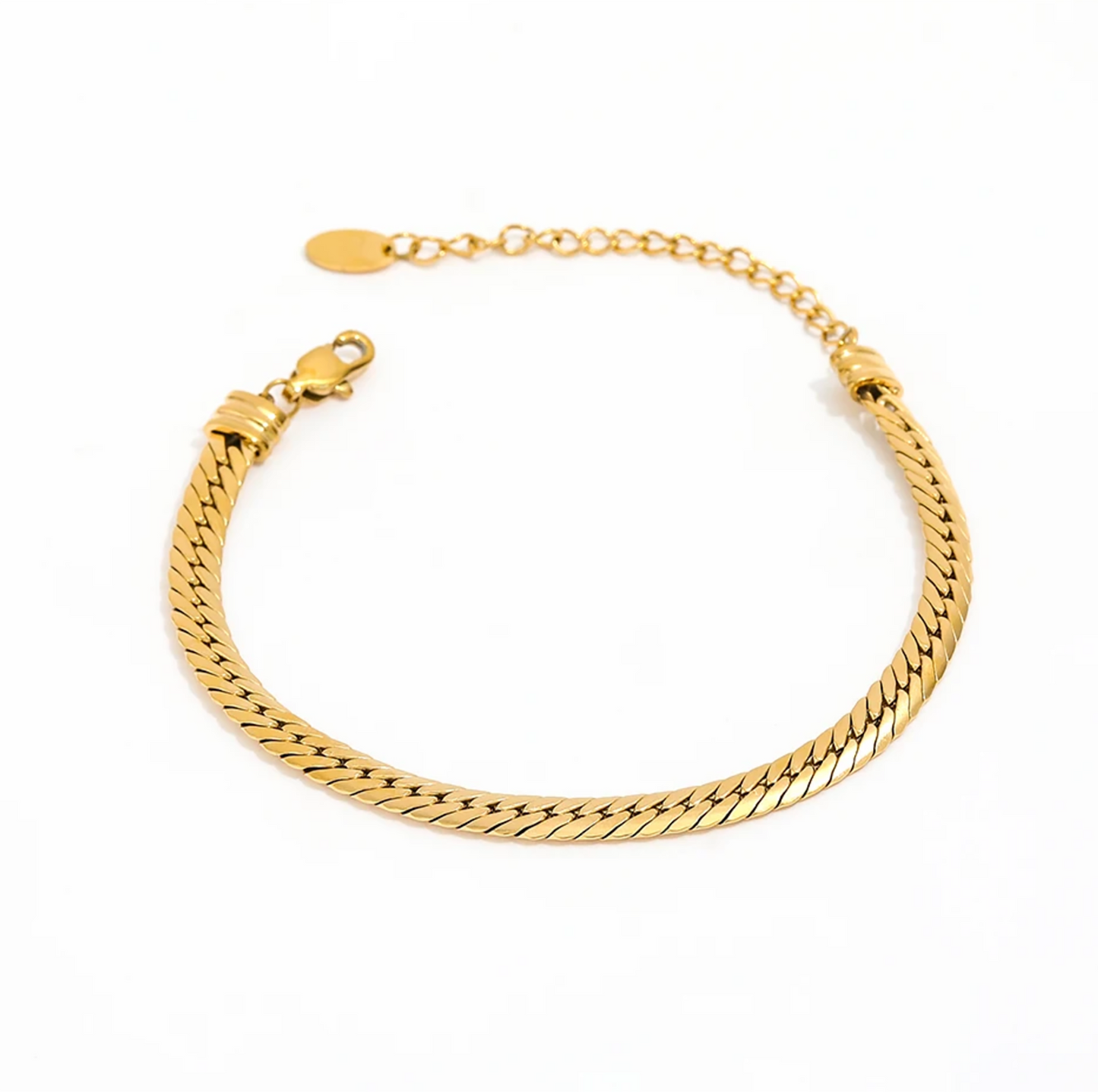 Summer Gold Snake Chain Bracelet