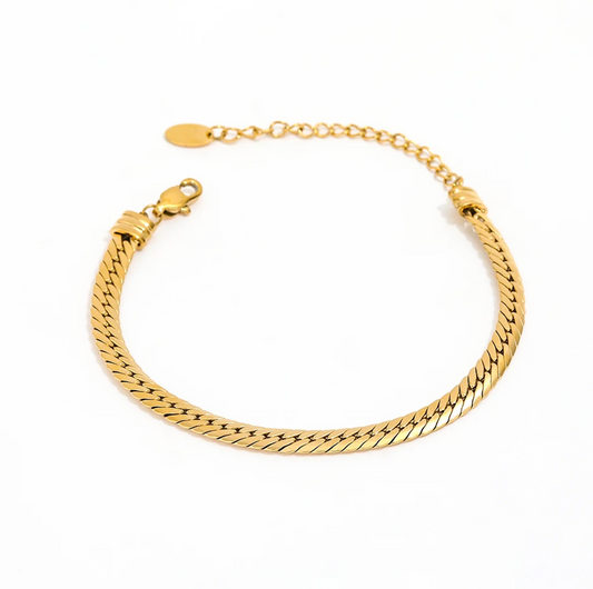 Summer Gold Snake Chain Bracelet