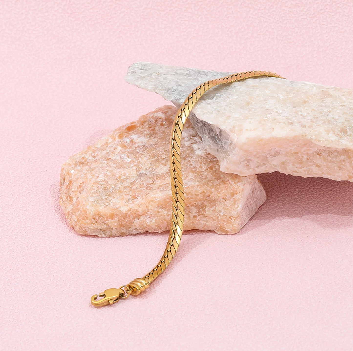 Summer Gold Snake Chain Bracelet