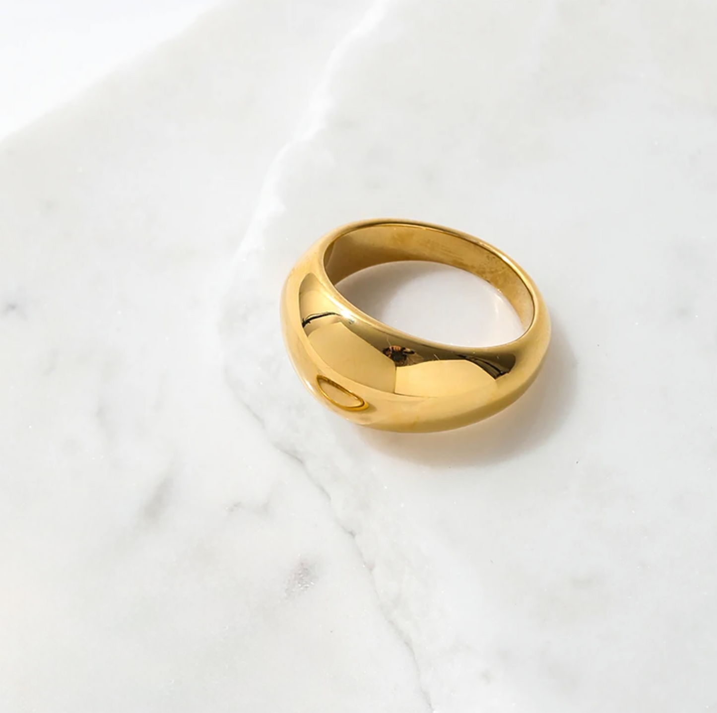 Lena Gold Dome Ring