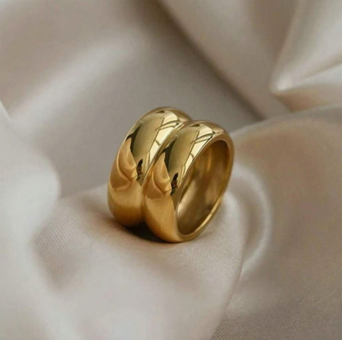 Indigo Gold Chunky Statement Ring – EVE Jewellery Indigo Gold Chunky Statement Ring – EVE Jewellery