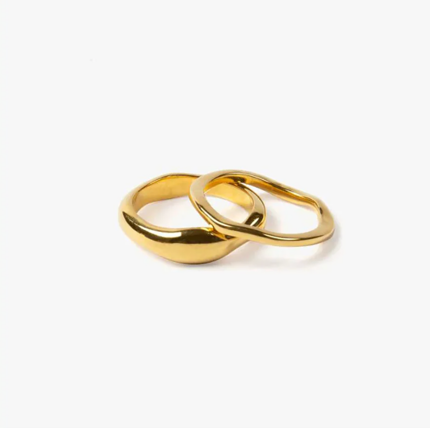 Flora Gold Stackable Ring