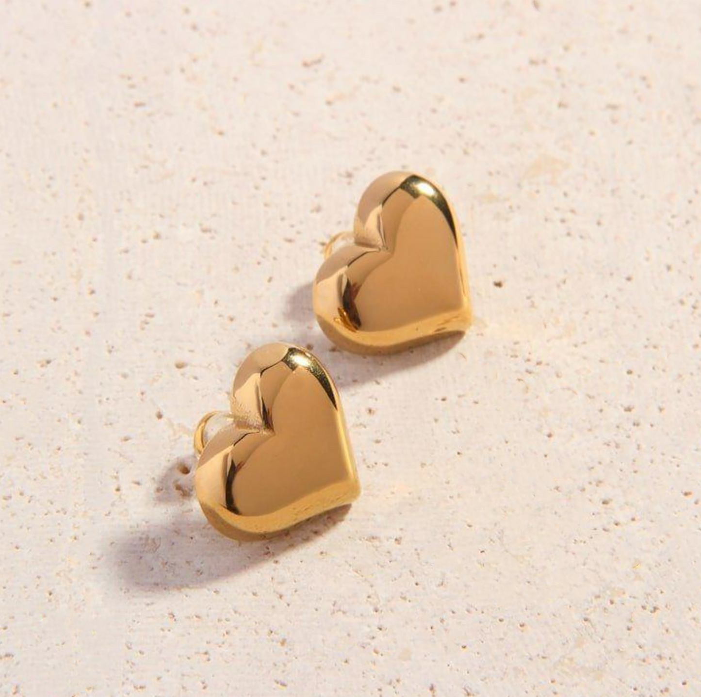 Paris Gold Love Earrings