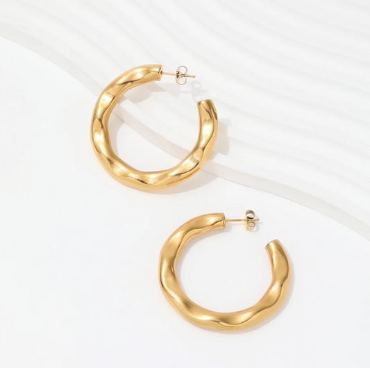 Olivia Gold Irregular Earrings