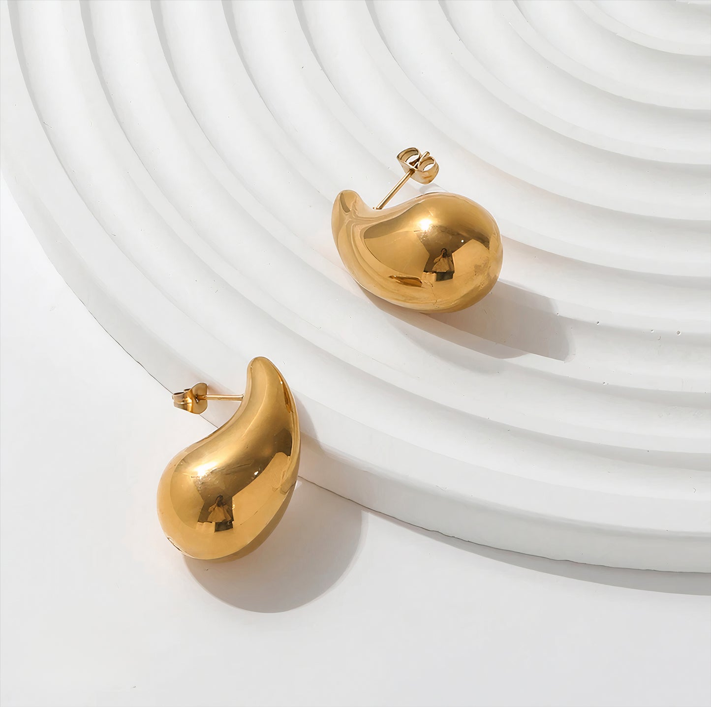 Lola Gold Chunky Drop Earrings