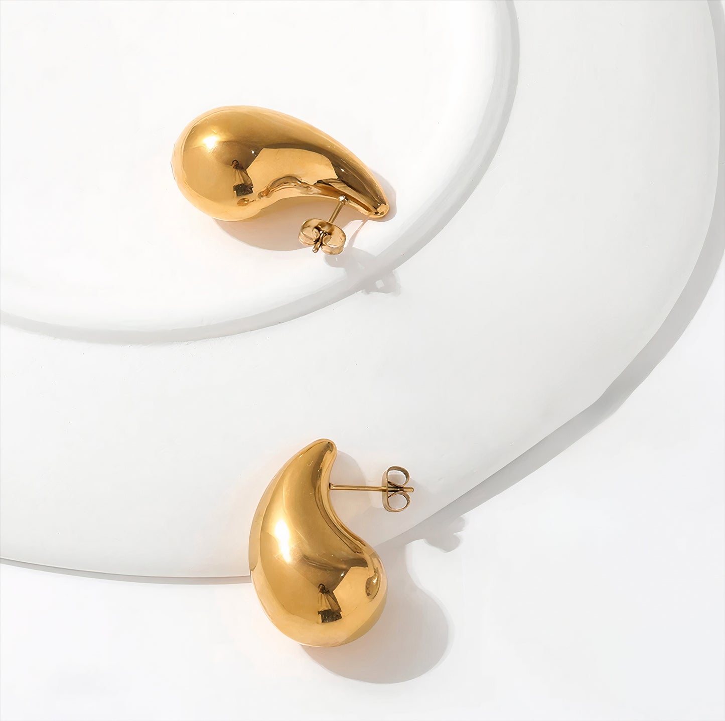 Lola Gold Chunky Drop Earrings